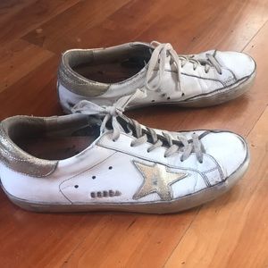 Gold superstar golden goose